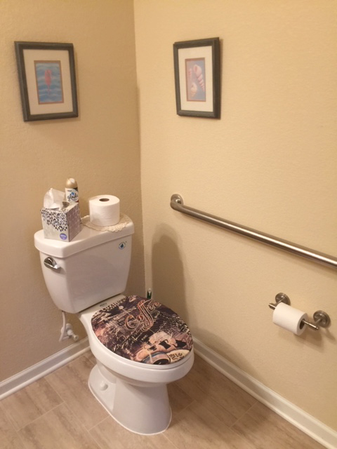 Coffee theme toilet seat lid cover