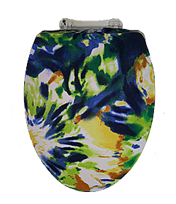 toilet seat lid cover made from dress