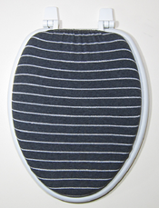 grey silver gift idea for men toilet seat lid cover