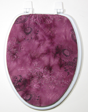 elongated wine color toilet seat lid cover
