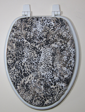jungle elongated toilet seat lid cover