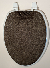 gold black sparkle bathroom gift idea toilet seat lid cover