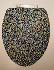 colorful toilet seat cover