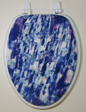simple bathroom ideas blue toilet seat lid cover