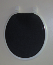 solid black toilet seat lid cover