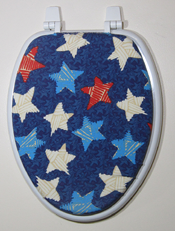 4th of july stars red white and blue party decor for bathroom toilet seat lid cover SOLDOUT