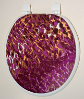 wine toilet seat lid cover