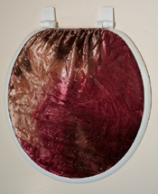designer toilet seat lid cover